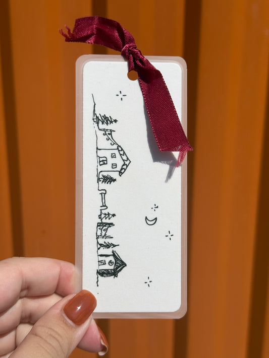 Little City Handmade Illustrated Bookmark – Original Art Bookmark