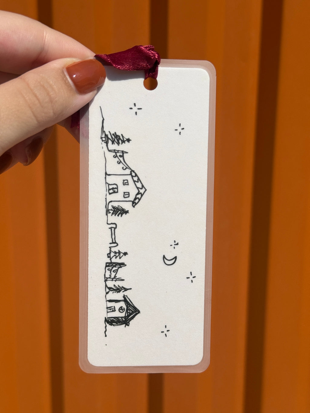 Little City Handmade Illustrated Bookmark – Original Art Bookmark