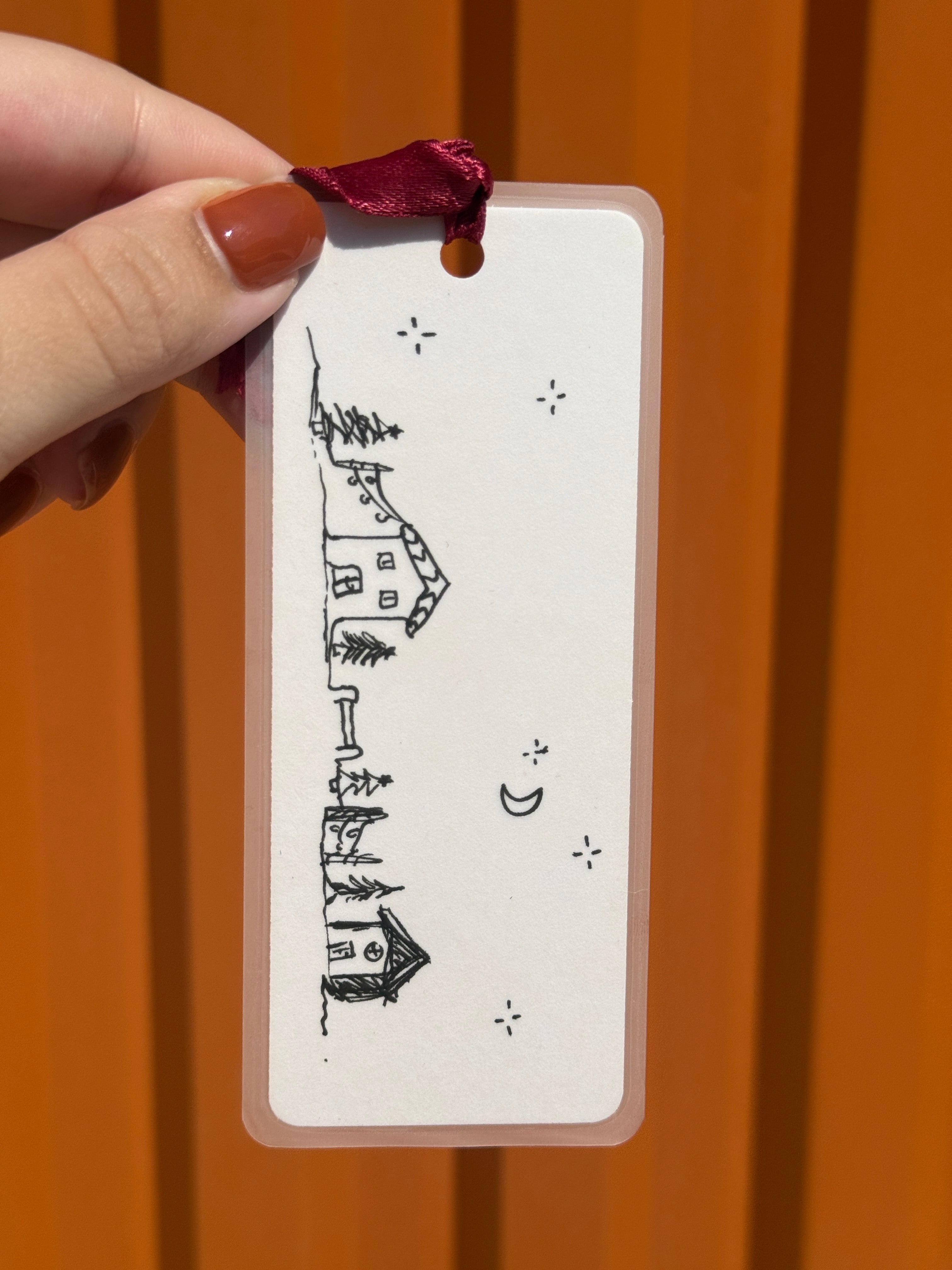 Little City Handmade Illustrated Bookmark – Original Art Bookmark