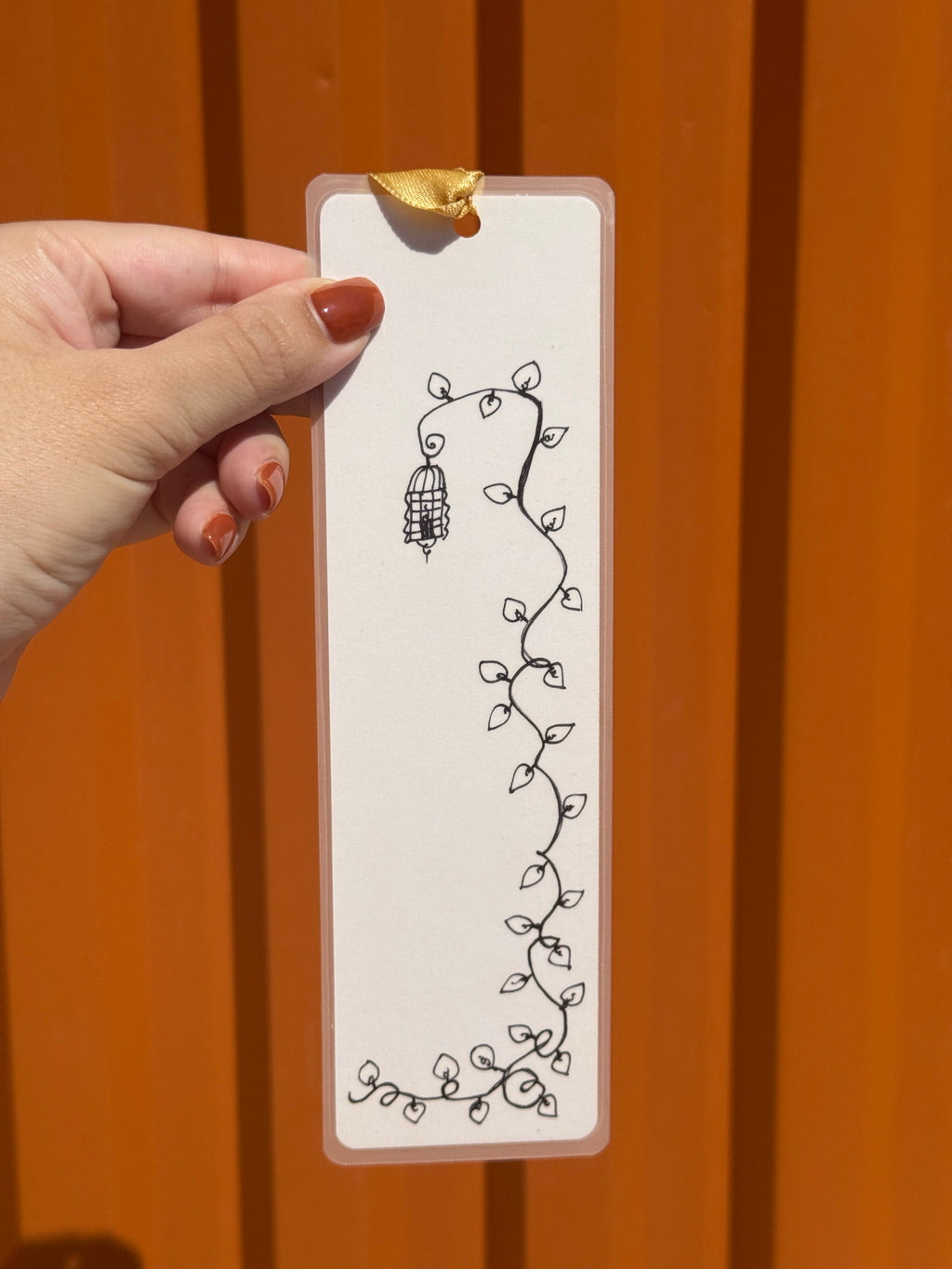 Lantern Handmade Illustrated Bookmark – Original Art Bookmark