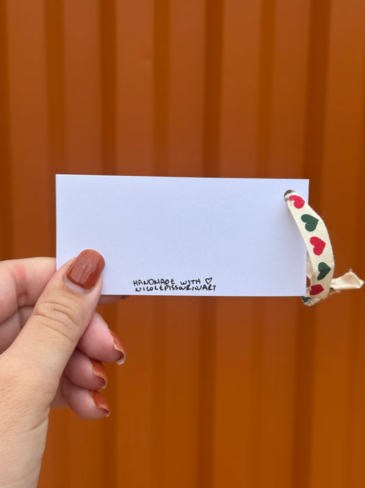 Cute Little Lights | Mini Handmade Greeting Card – Original Illustrated Card