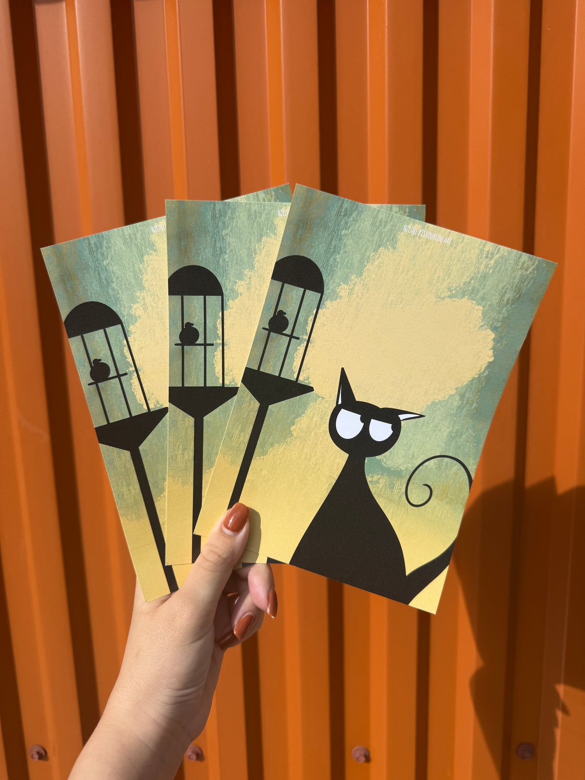 Cat Set of 3 Postcards Bundle | Illustrated Art Postcards – Original Artwork Prints