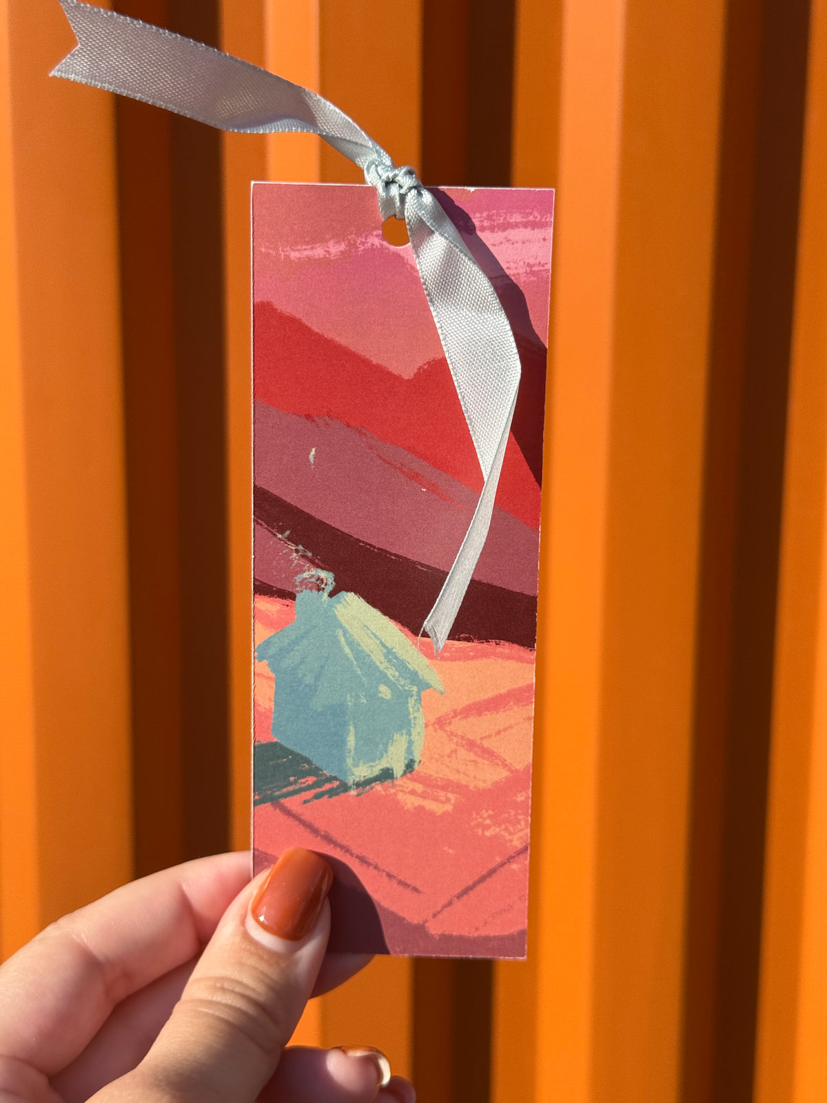 Colorful Mountains | Illustrated Bookmark – Printed Artwork Bookmark