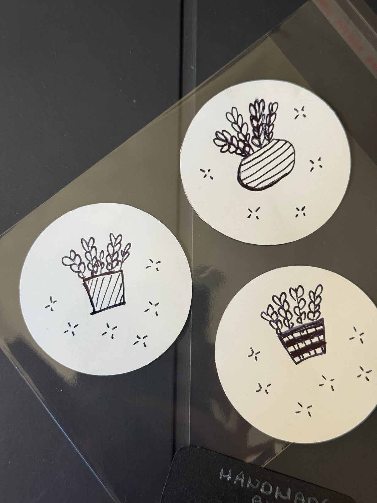 Flower Vases V.2 | Handmade Sticker Pack – Original Illustrated Stickers
