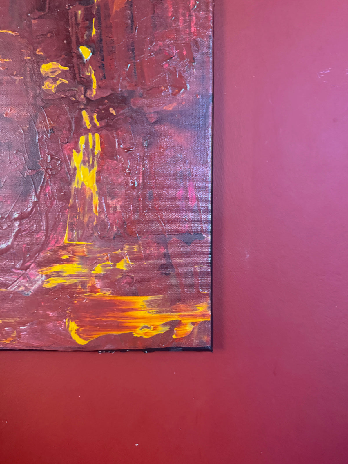 Brown Mess | Original Contemporary Acrylic Painting – 30 x 40 cm Modern Abstract Artwork